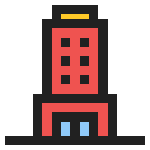 ホテル Generic Outline Color icon