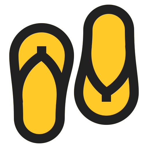 Sandal Generic Outline Color icon