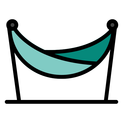 Hammock Generic Outline Color icon