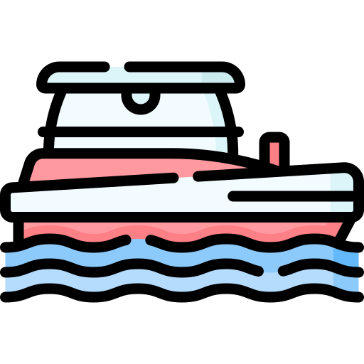 catamarán Special Lineal color icono