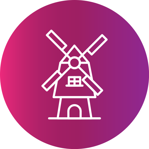 Windmill Generic Flat Gradient icon