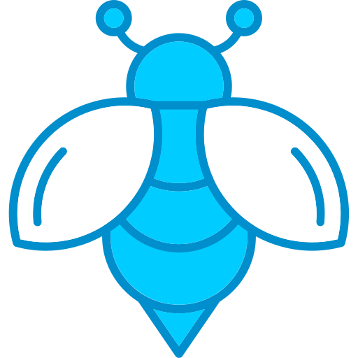 abeja Generic Blue icono