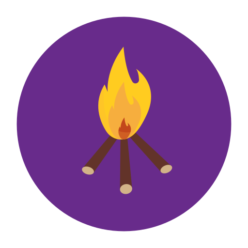 Campfire Generic Circular icon