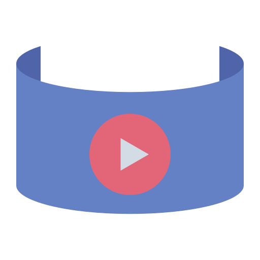 360 video Generic Flat icon