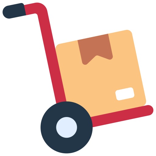 Delivery Juicy Fish Flat icon
