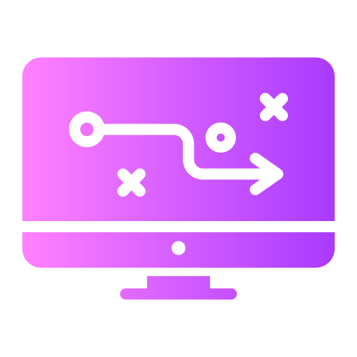 strategia cyfrowa Generic Flat Gradient ikona