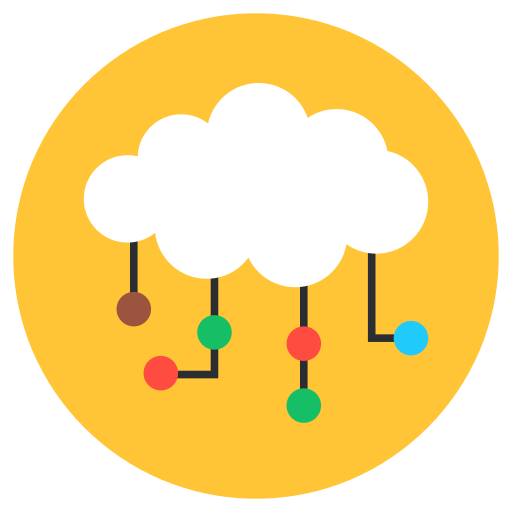 cloud netwerk Generic Circular icoon