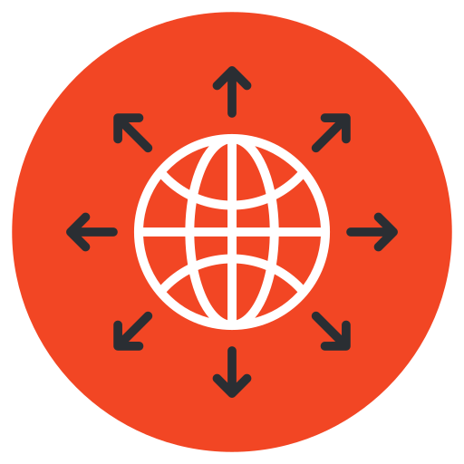 red de datos Generic Circular icono