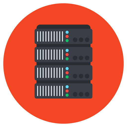 servidor de datos Generic Circular icono