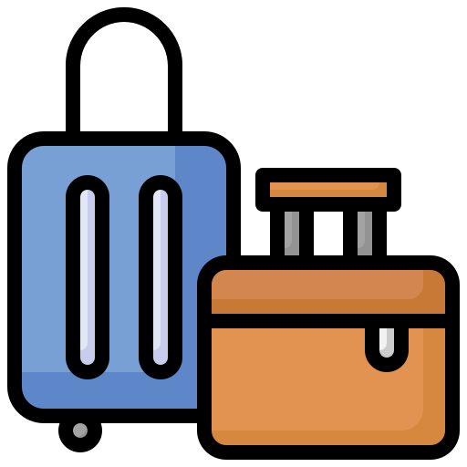 bagaż Surang Lineal Color ikona