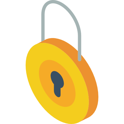 Padlock Basic Miscellany Flat icon