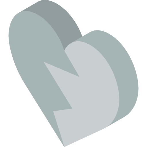 Broken heart Basic Miscellany Flat icon