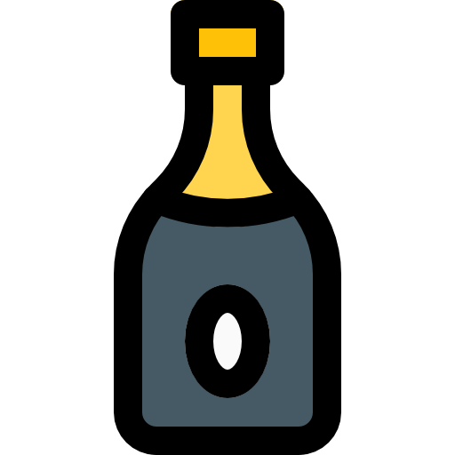 シャンパン Pixel Perfect Lineal Color icon