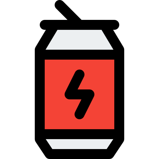 Energy drink Pixel Perfect Lineal Color icon