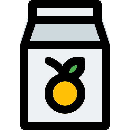オレンジジュース Pixel Perfect Lineal Color icon