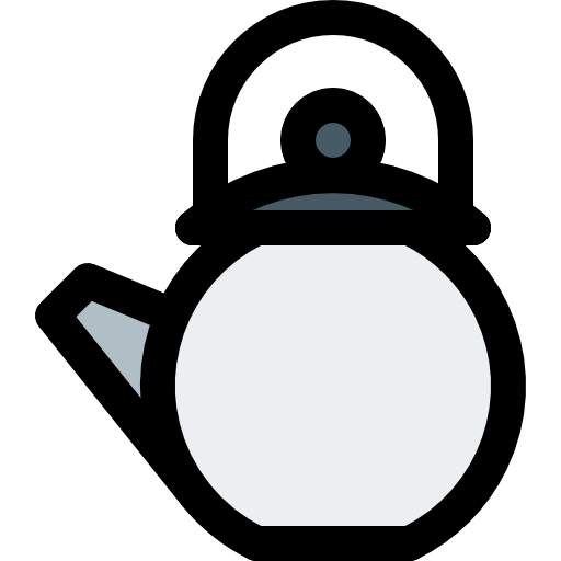 Чайник Pixel Perfect Lineal Color иконка