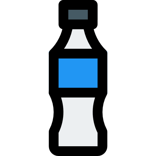 bouteille d'eau Pixel Perfect Lineal Color Icône