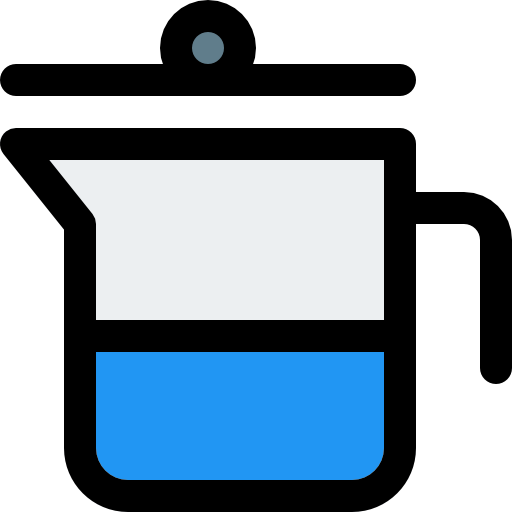 jarra de agua Pixel Perfect Lineal Color icono
