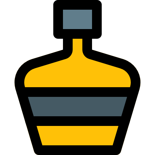whiskey Pixel Perfect Lineal Color icon