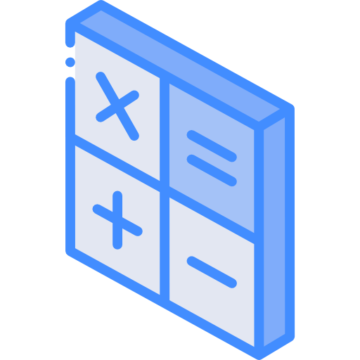 rekenmachine Basic Miscellany Blue icoon