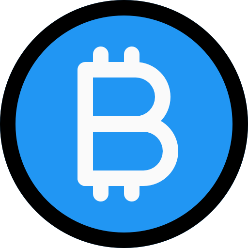 bitcoin Pixel Perfect Lineal Color Ícone