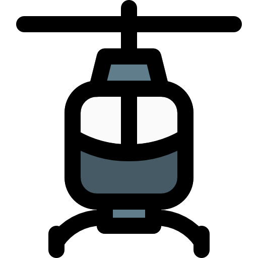 chopper Pixel Perfect Lineal Color icon