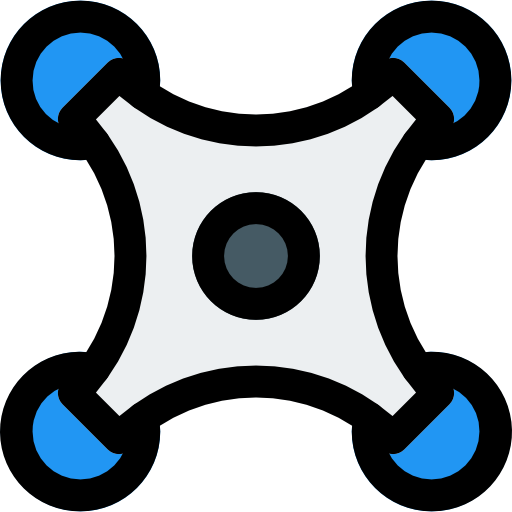Drone Pixel Perfect Lineal Color icon