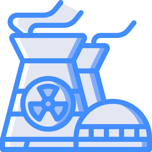 planta nuclear Basic Miscellany Blue icono
