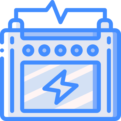 Battery Basic Miscellany Blue icon
