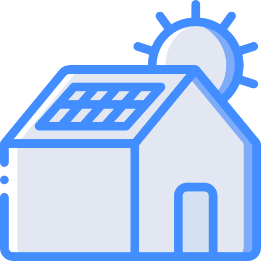 태양 에너지 Basic Miscellany Blue icon