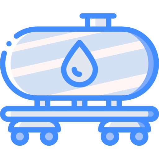 Oil tanker Basic Miscellany Blue icon