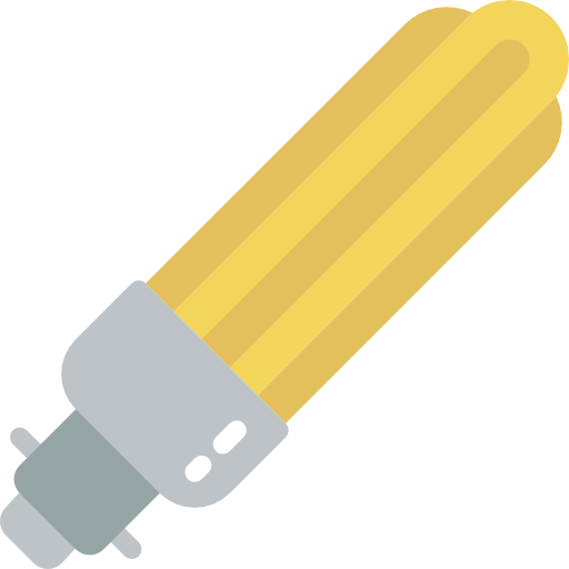 Light bulb Basic Miscellany Flat icon