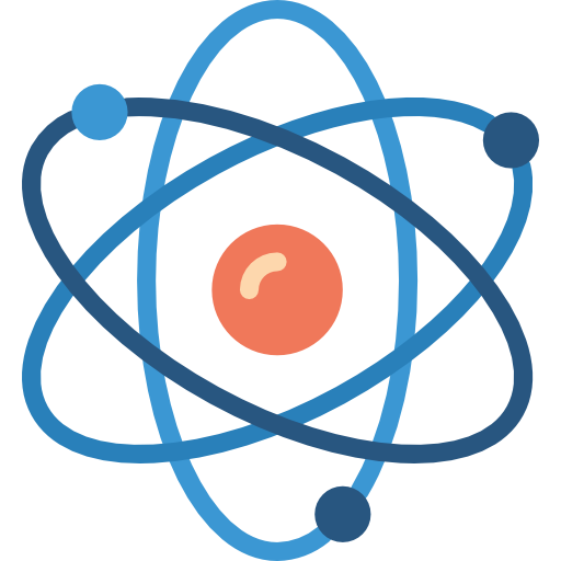 atomowy Basic Miscellany Flat ikona