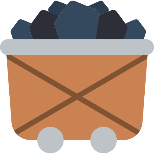 Coal Basic Miscellany Flat icon