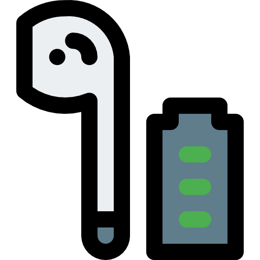 Earphones Pixel Perfect Lineal Color icon