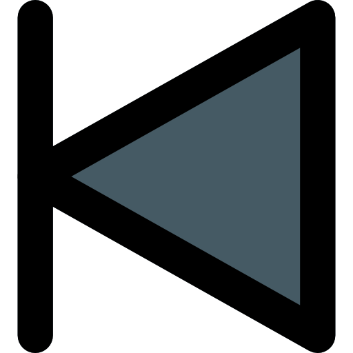 anterior Pixel Perfect Lineal Color icono