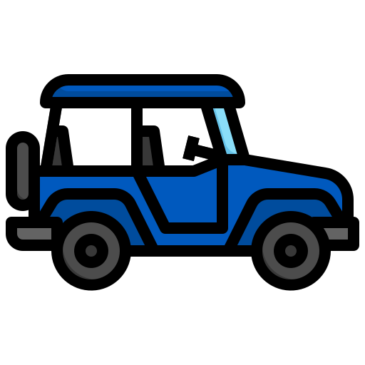 ジープ Generic Outline Color icon