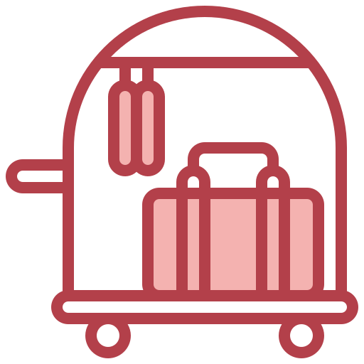 carrello porta valigie Surang Red icona