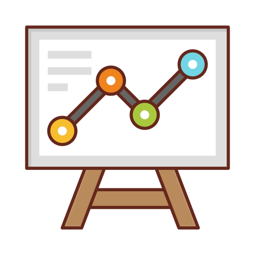 analytisches diagramm Generic Outline Color icon