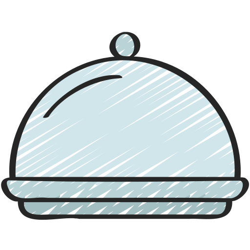 serveerschotel Juicy Fish Sketchy icoon