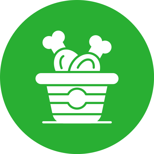 Chicken bucket Generic Mixed icon