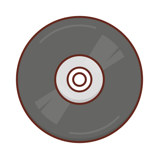 compact disc Generic Outline Color icoon