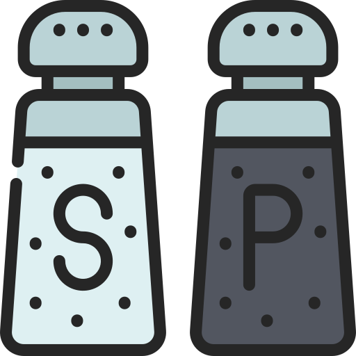 Salt and pepper Juicy Fish Soft-fill icon