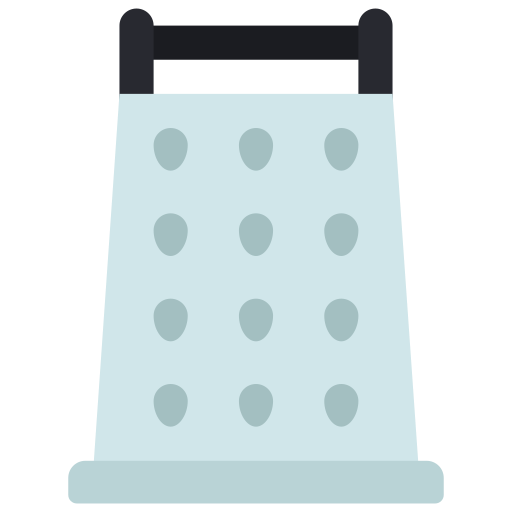 Cheese grater Juicy Fish Flat icon