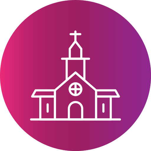 kerk Generic Flat Gradient icoon