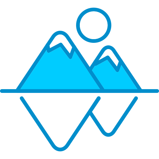 góra lodowa Generic Blue ikona