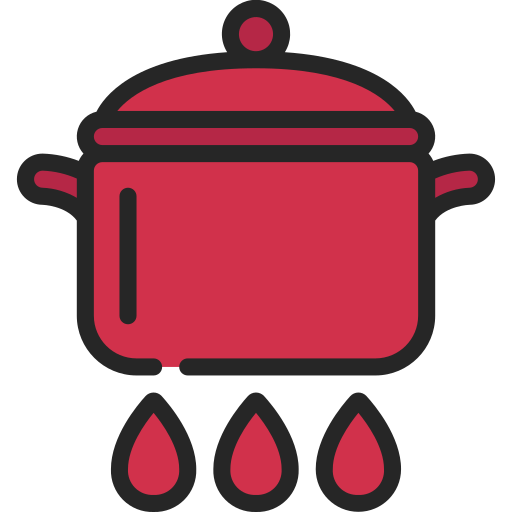 Cooking pot Juicy Fish Soft-fill icon