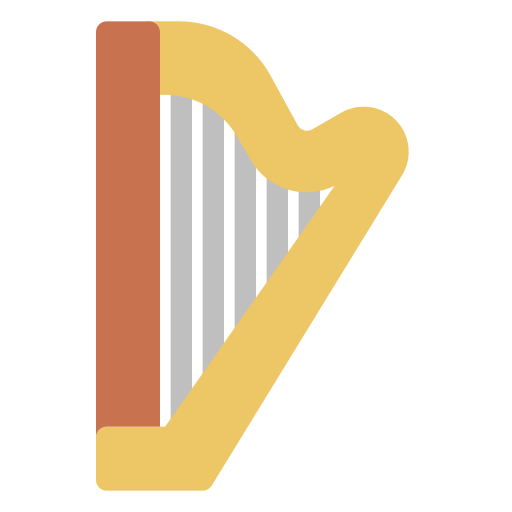 harfa Generic Flat ikona