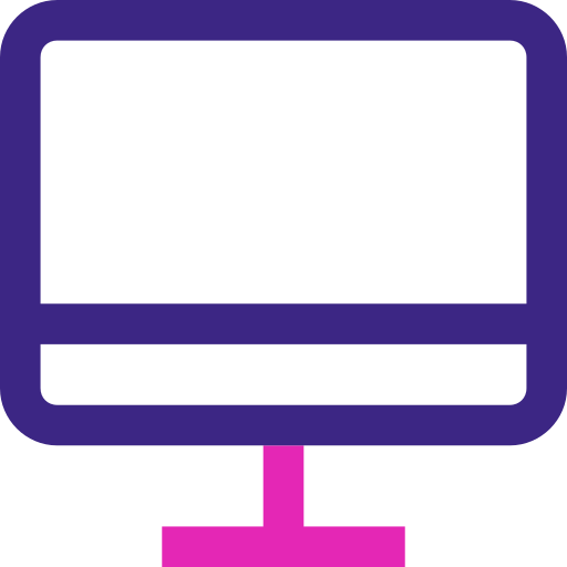 モニター Generic Outline Color icon