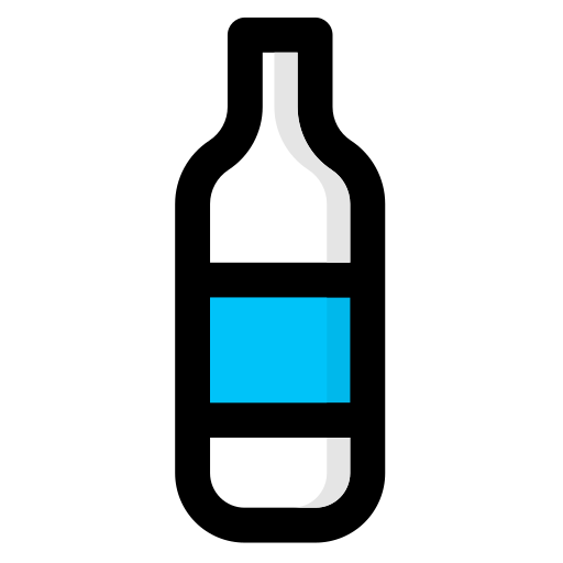 水のボトル Generic Outline Color icon